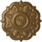 Ekena Millwork Deria Ceiling Medallion (Fits Canopies up to 6"), Hand-Painted Pale Gold, 20 1/4"OD x 1 1/2"P CM20DRPAS - alternate 1